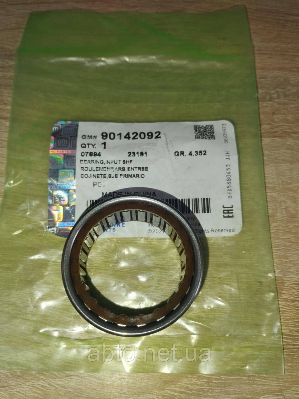 Підшипник КПП первинного вала GM 90142092 DAEWOO Lanos Nexia Nubira Chevrolet Aveo Lacetti