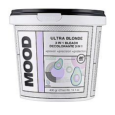 Oсвітлювач на основі глини для знебарвлення Mood Ultra Blonde, 400 гр (685314)