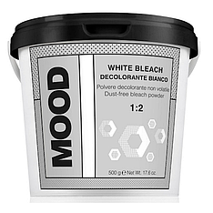 Пудра біла для знебарвлення Mood De-Color White Bleach, 500 гр (517571)