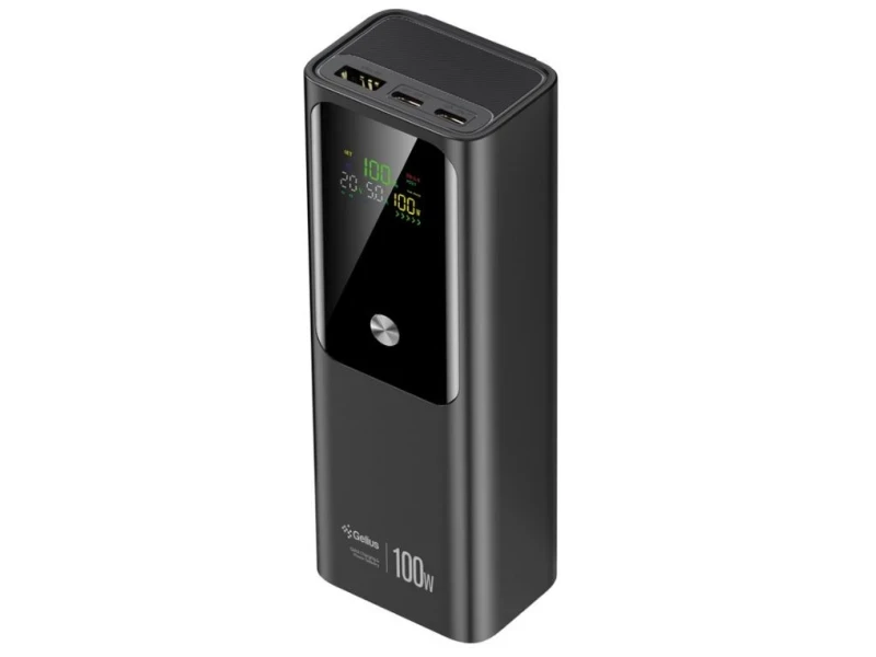 Зовнішній акумулятор (павербанк) Gelius GT GP-PB307 20000mAh QC+PD 100W Black