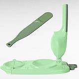 Прес-форма для ліплення пельменів та вареників Зелена, фото 7