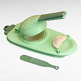 Прес-форма для ліплення пельменів та вареників Зелена, фото 8
