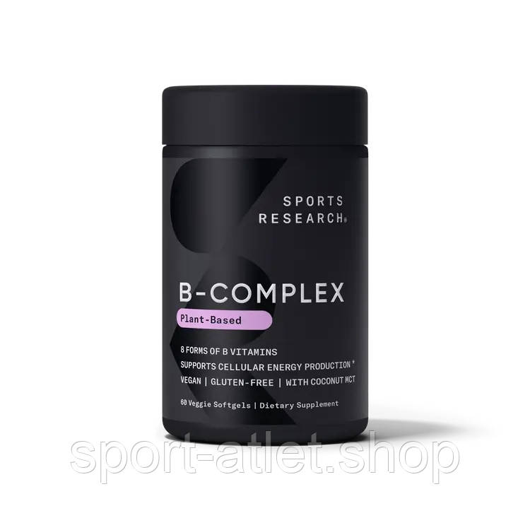 Вітаміни та мінерали Sport Research Vitamin B-Complex, 60 капсул