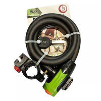 Велосипедний замок 8305 (12*80 трос) 2 ключі