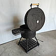 Вугільний гриль-мангал "Дракар" з металевими поличками, фото 6