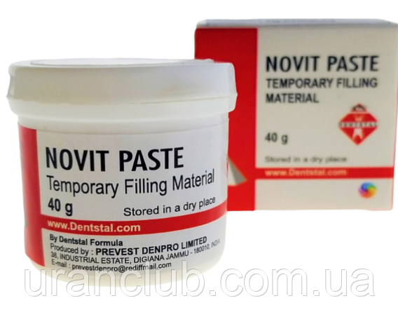 NOVIT PASTE (Новит паста) Тимчасовий пломбувальний матеріал 40 гр.