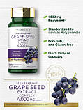 Carlyle Grape Seed Extract Complex 4000 мг еквівалент 120 капсул (Екстракт виноградної кісточки), фото 7