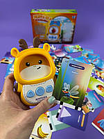 Кишенькова електронна гра монтессорі картрідер "Жирафа Всезнайко" 30317 WToys, озвучено українською