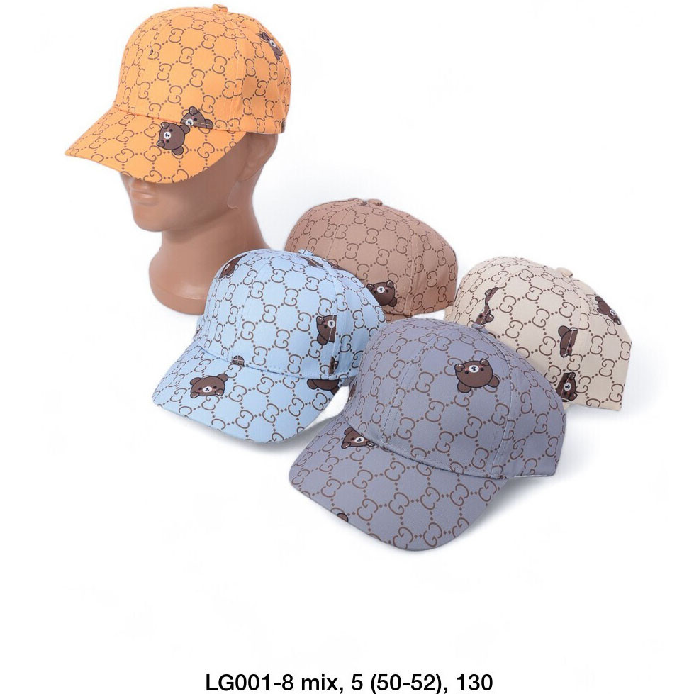 Дитяча кепка з ведмедиками для хлопчика та дівчинки "Фабричний Китай" Об'єм: 50- 52 см (24315), фото 1