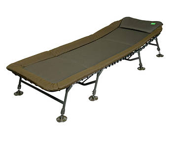 Коропове ліжко Carp Pro Light Bed 8 Legs – легке, міцне, з алюмінієво-стальною рамою, регульовані телескопічні ніжки, з матрацом і