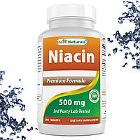 Best Naturals Niacin Ніацин 500 мг 250 таблеток