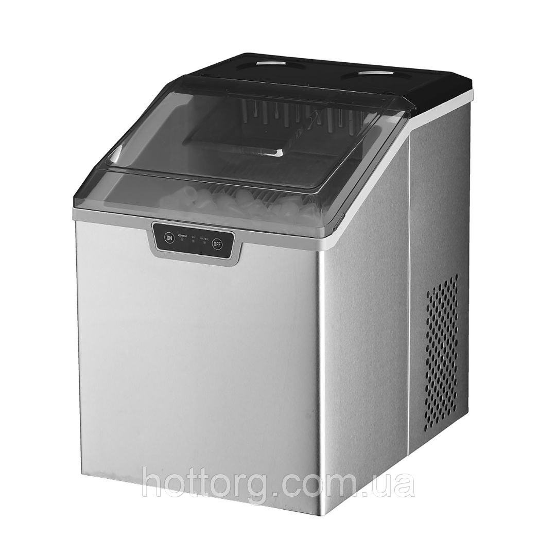 Льодогенератор заливного типу HURAKAN HKN-IMF17, 15 кг пальчик, фото 1