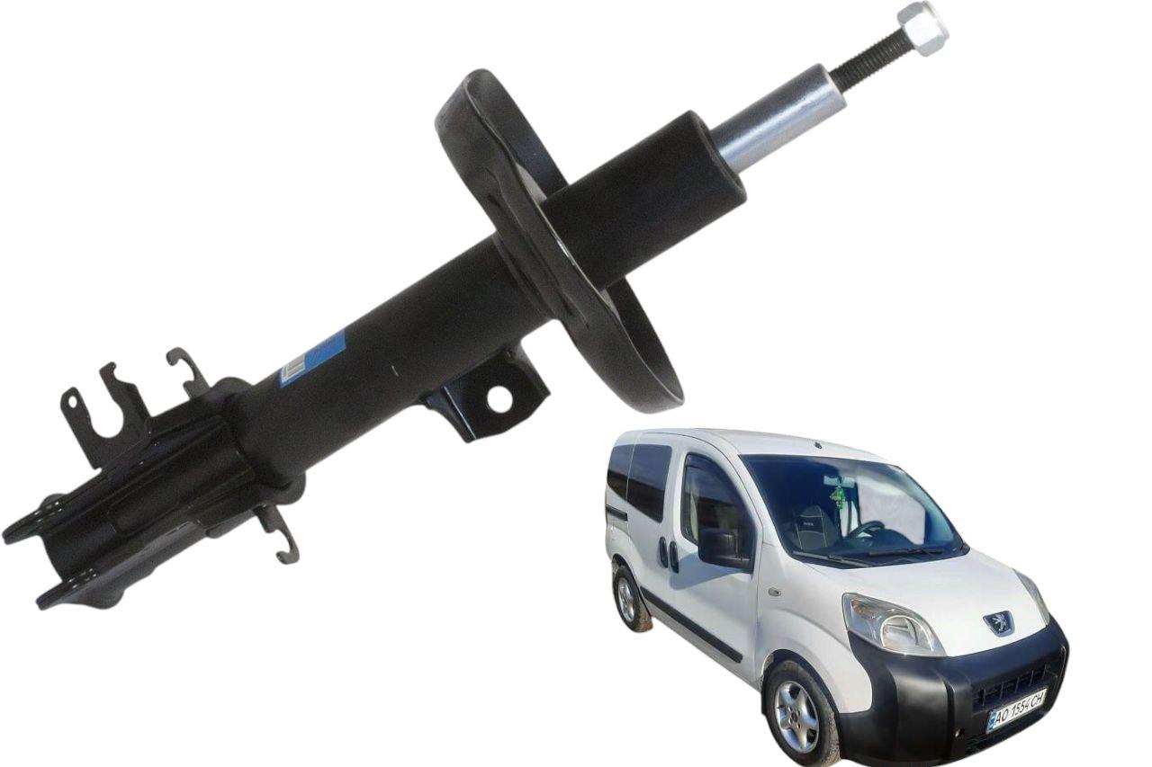 Амортизатор передній лівий Peugeot Bipper 2008-, 104592