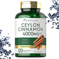 Carlyle Ceylon Cinnamon 4000 мг в еквіваленті на порцію (Кориця) 120 капсул