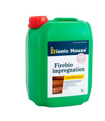 Вогнебіозахисні просочення для дерева Bionic House Firebio impregnation / Фаербио (уп. 5 кг), фото 1