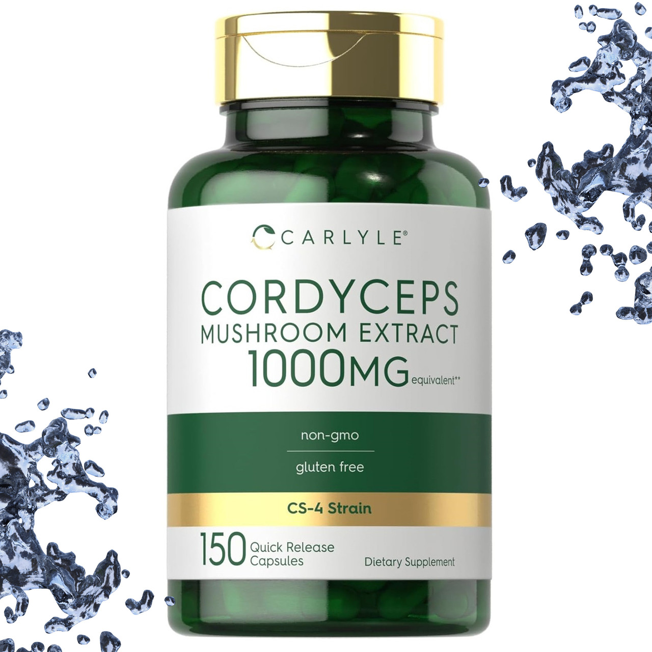 Кордицепс Carlyle Cordyceps Mushroom Extract 1000 мг в еквіваленті 150 капсул