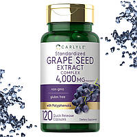 Carlyle Grape Seed Extract Complex 4000 мг еквівалент 120 капсул (Екстракт виноградної кісточки)