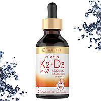Рідкий К2 + Д3 Carlyle Vitamin K2 MK-7 + D3, 59 мл