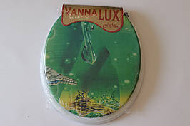 Кришка- сидіння для унітазу м'яка Vanna Lux Туреччина біла w504-17