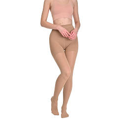 Колготки компресійні, з закритим носком, 2 клас, бежеві, 140 DEN, арт. 621-112 р.S зріст 165-180 Soloventex