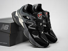 Кросівки унісекс New Balance 9060 Black чорні з сірим, фото 3