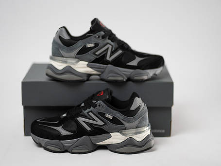 Кросівки унісекс New Balance 9060 Black чорні з сірим, фото 1