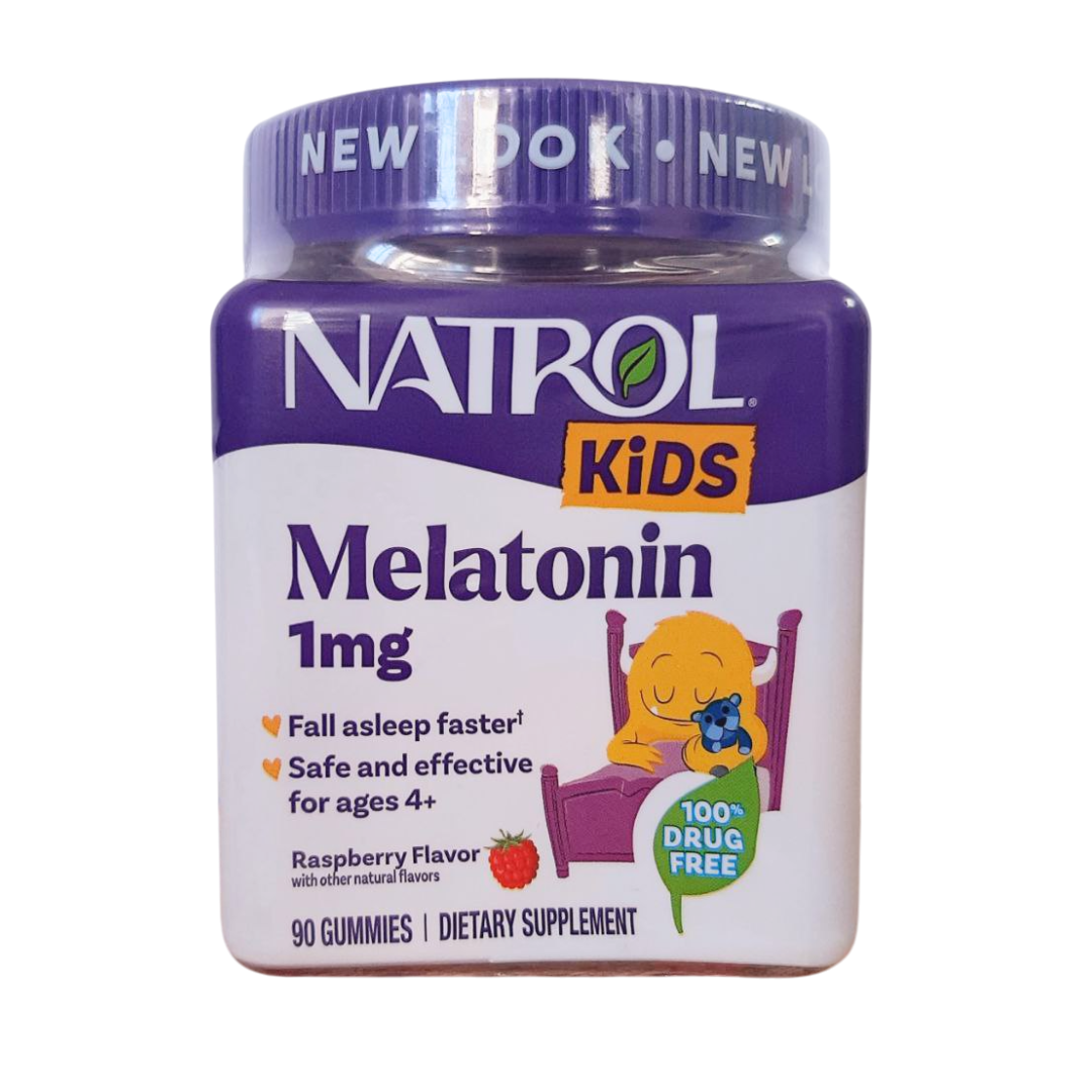 Мелатонін для дітей від 4 років ягідний смак Natrol Kids, 90 жувальних таблеток