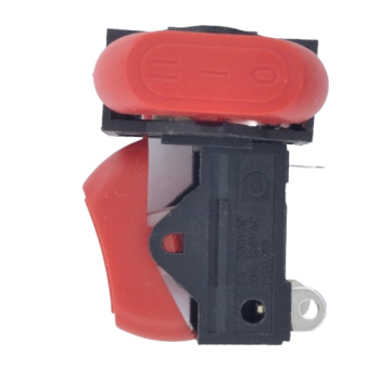 Перемикач для фену одноклавішний на 3 положення, червоний