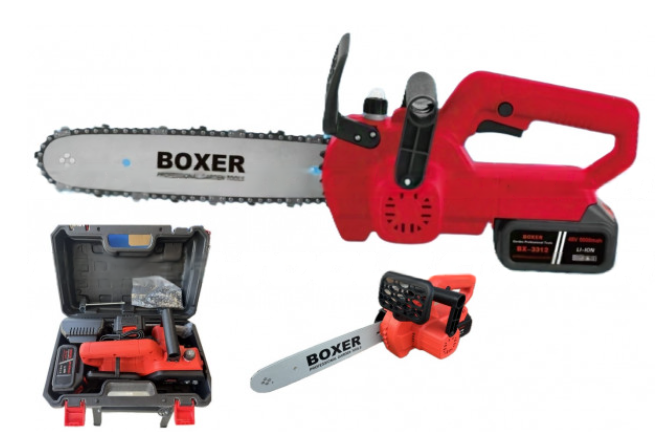 Акумуляторна ланцюгова пила 30 см BOXER BX-3312, фото 1