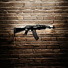 Тактичний світильник автомат Калашникова на стіну