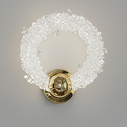 Світильник світлодіодний вінок Artlight 12W колір Золотистий 2053/W250GD