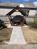 Дерев'яна альтанка, розбірна (на 8 людей) "Релакс", фото 6