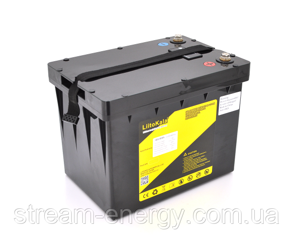 Акумулятор LiFePO4 LiitoKala 48V(58,4V) 40Ah з LCD дисплеєм, фото 1
