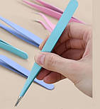 Набір пінцетів для скрапбукінгу, блакитний, фото 3