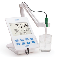 HI2002-02, лабораторний рН-метр Edge з цифровим рН- електродом НІ 11310 та штативом