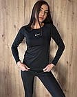 Жіночий компресійний костюм Nike 5в1: Рашгард, топ, легінси, футболка, худі. Комплект компресійний, фото 8