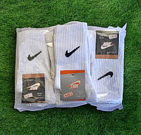 12 пар в упаковці, шкарпетки NIKE високі білі 39-41 р.