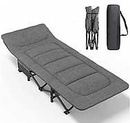 Розкладачка LEOBRO Сіра (HT-169K Grey)