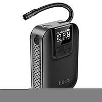 Автомобільний насос HOCO S53 Breeze portable smart air pump Black