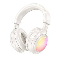 Бездротові навушники HOCO W48 Focus BT headphones Milky white