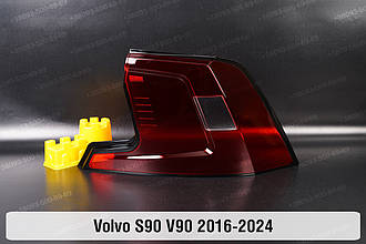 Скло заднього ліхтаря зовнішнє в крилі Volvo S90 V90 (2016-2024) праве