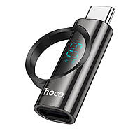Адаптер HOCO UA32A C male to iP female display adapter Black