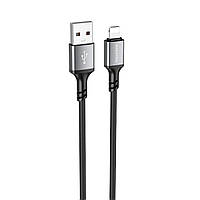 Кабель BOROFONE BX83 iP Famous silicone charging data cable Black