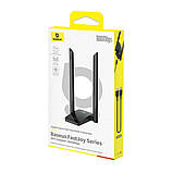 Адаптер Baseus FastJoy Series WiFi Adapter 1800Mbps（External Antenna）Cluster Black, фото 2