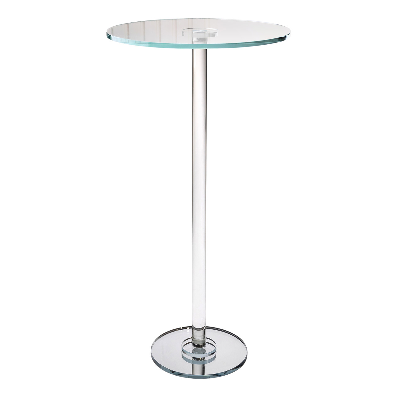 Тортівниця скляна на високій ніжці 30×60 см кругла підставка для торта, капкейків, фото 1