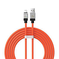 Кабель Baseus CoolPlay Series Fast Charging Cable USB to iP 2.4A 1m Orange