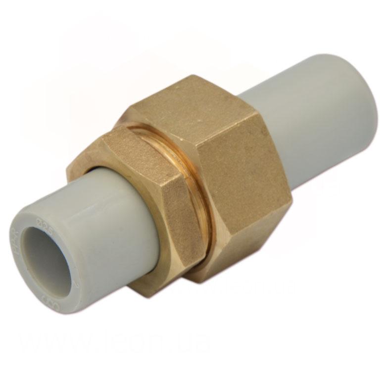 Розбірне з'єднання для поліпропіленових труб Prawtech PPR 20x20 мм (Польща) 109323, фото 1