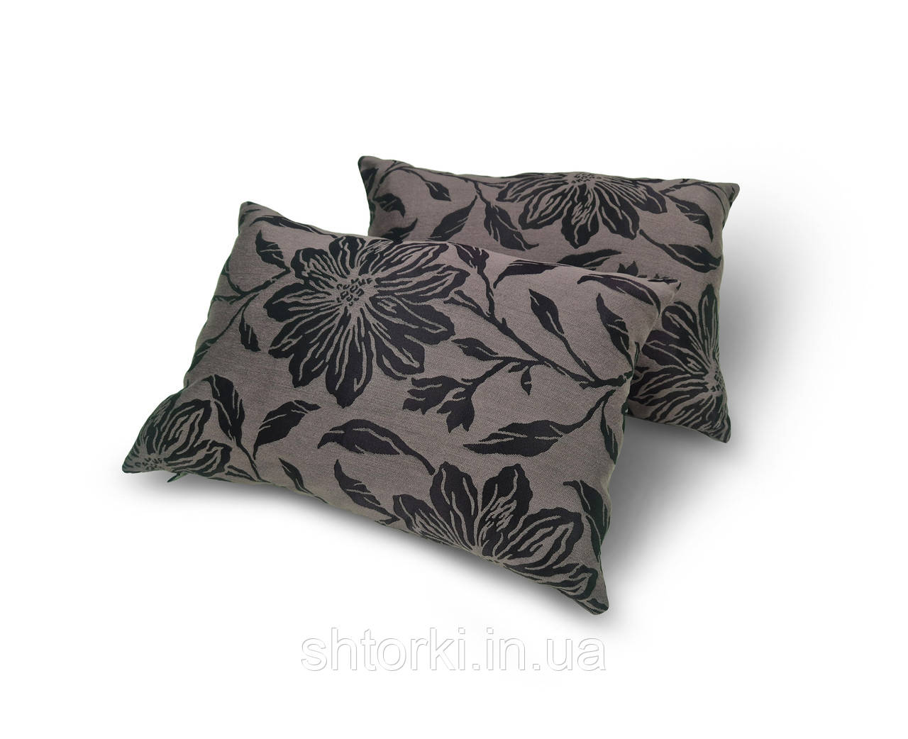 Комплект декоративних подушок Firanka Flowers 50х33см 2шт, фіолетові (п_0776)