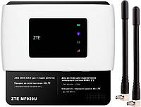 Мобільний Модем для інтернету 4G 3G WiFi Роутер ZTE MF920u для Київстар, Vodafone, Lifecell + 2 терм. ант.