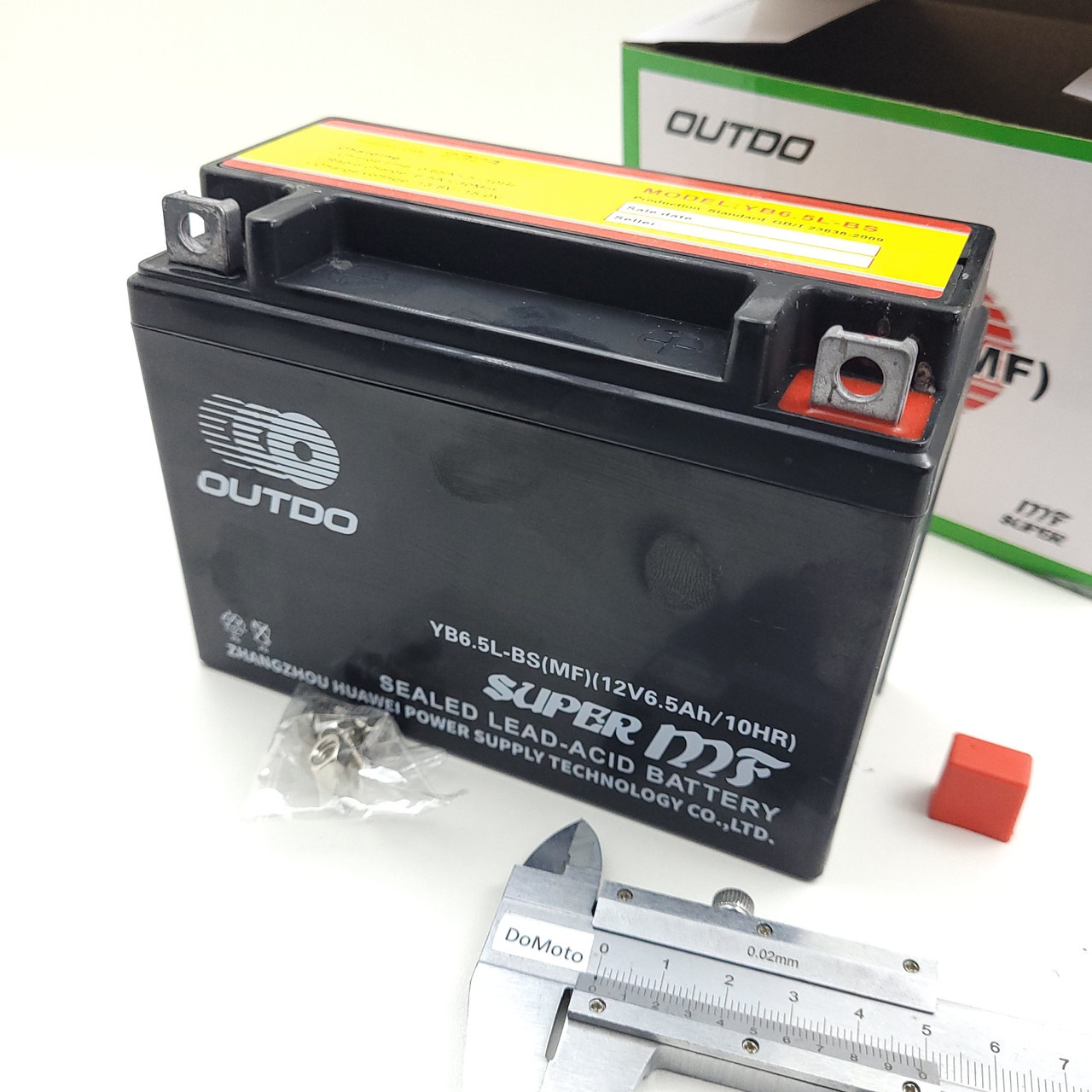 Акумулятор MOTO AGM (чорний) 12V 6,5Ah (YB6,5L-BS) (12N6.5L-BS) MF 140A